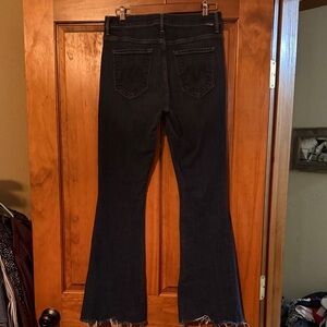 MOTHER Blue Denim Jeans Weekender Fray Sz 28